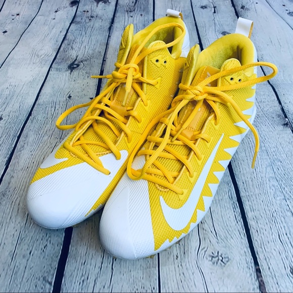 Nike Other - Nike | Alpha Menance Yellow Football Cleats Sz 10